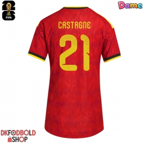 Belgien Timothy Castagne #21 Hjemmebanetrøje Dame VM 2026 Kort ærmer